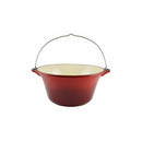 Ceaun de fonta smaltuit cu trepied 7.2 l - Delumani - Magazin Online Romanesc