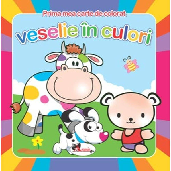 Veselie in culori - prima mea carte de colorat - Aramis - Delumani - Magazin Online Romanesc 