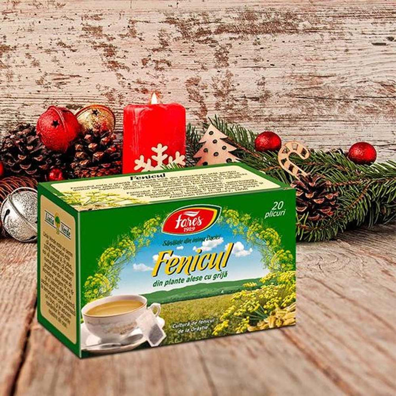 Ceai de fenicul, 20 plicuri, Fares - Delumani - Magazin Online Romanesc 