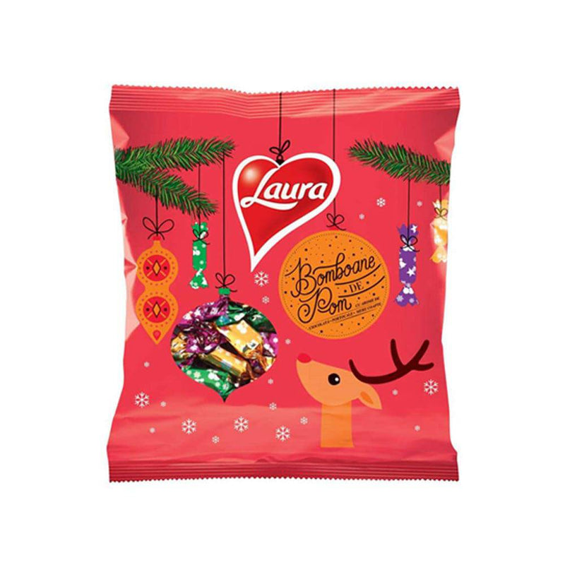 Bomboane de pom Craciun (ciocolata, portocale, mere) Laura - Delumani - Magazin Online Romanesc 