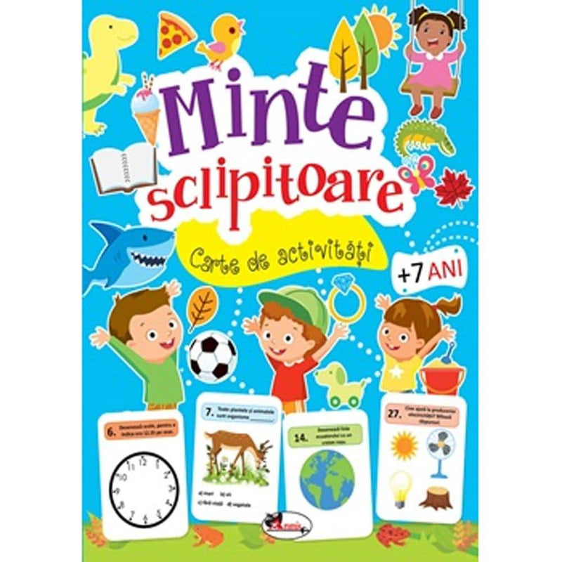 Minte sclipitoare. Carte de activitati +7 ani - Dreamland Publications